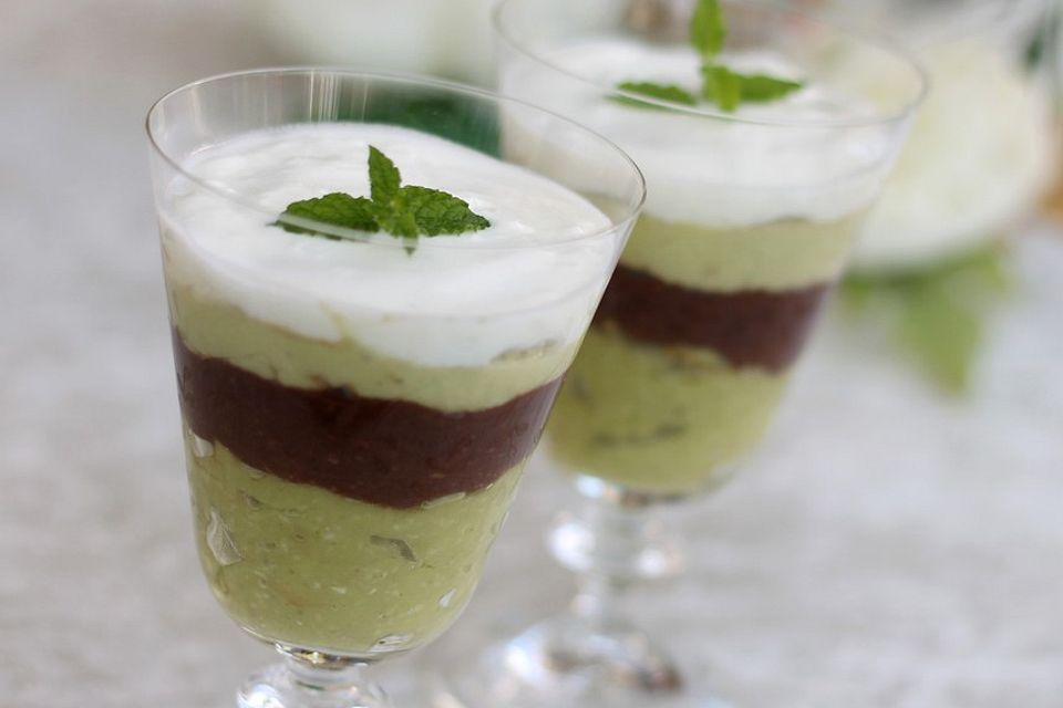 Dreierlei Mousse von der Avocado