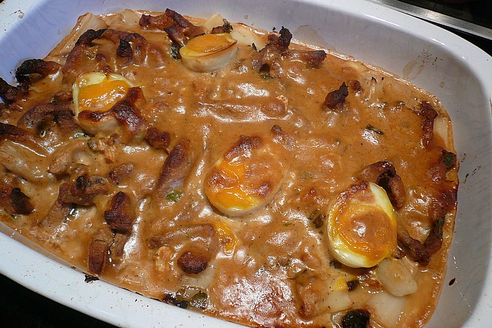 Spargelgratin