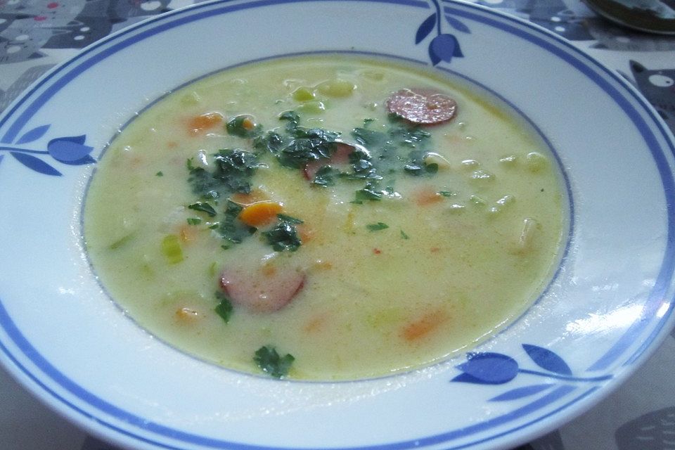 Porree-Kartoffel-Suppe