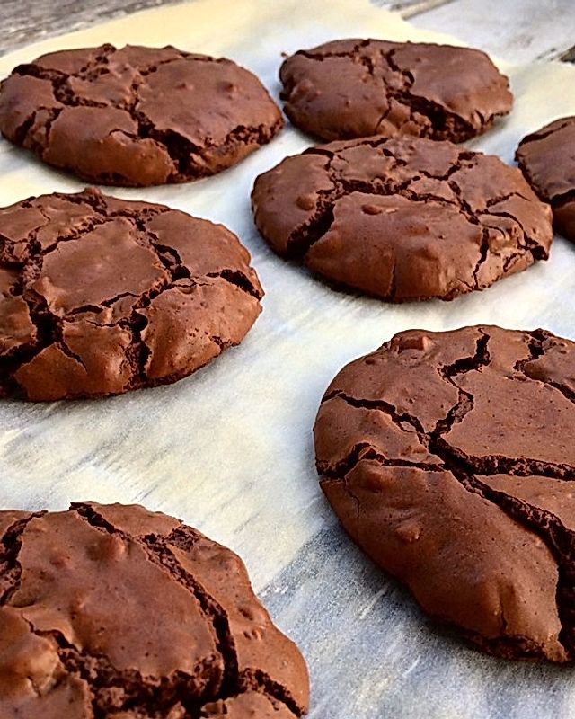 Schokoladen-Brownie-Cookies