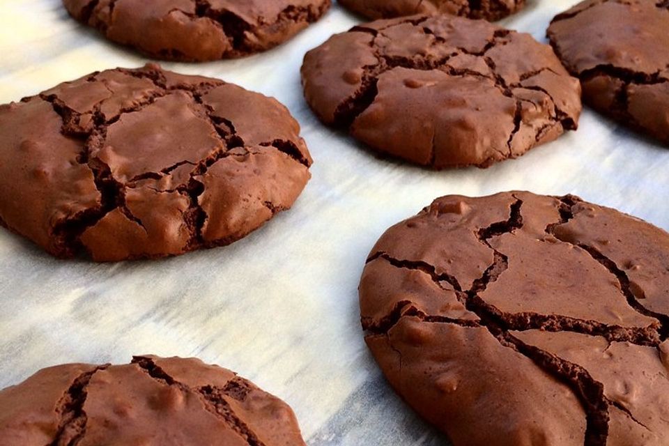 Schokoladen-Brownie-Cookies