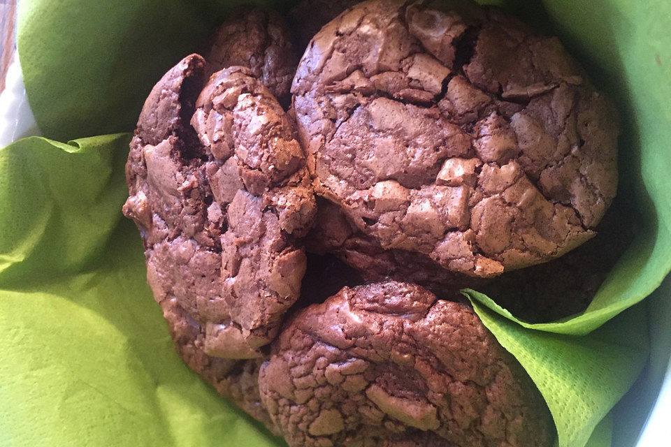 Schokoladen-Brownie-Cookies