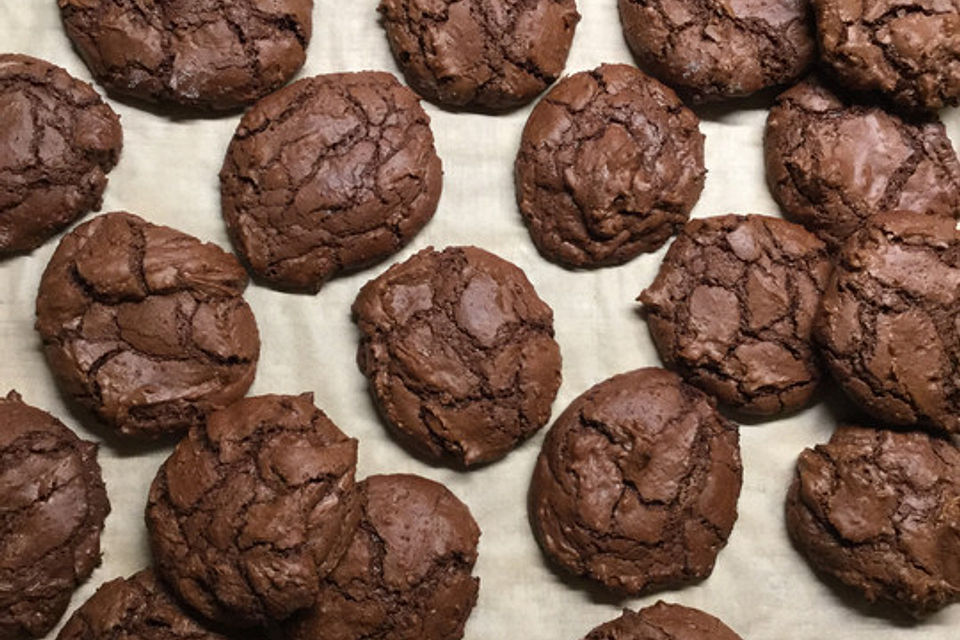 Schokoladen-Brownie-Cookies