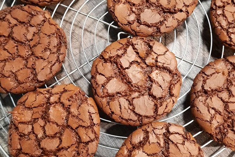 Schokoladen-Brownie-Cookies