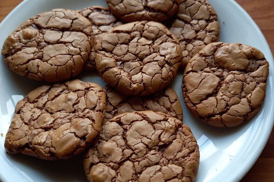 Schokoladen-Brownie-Cookies