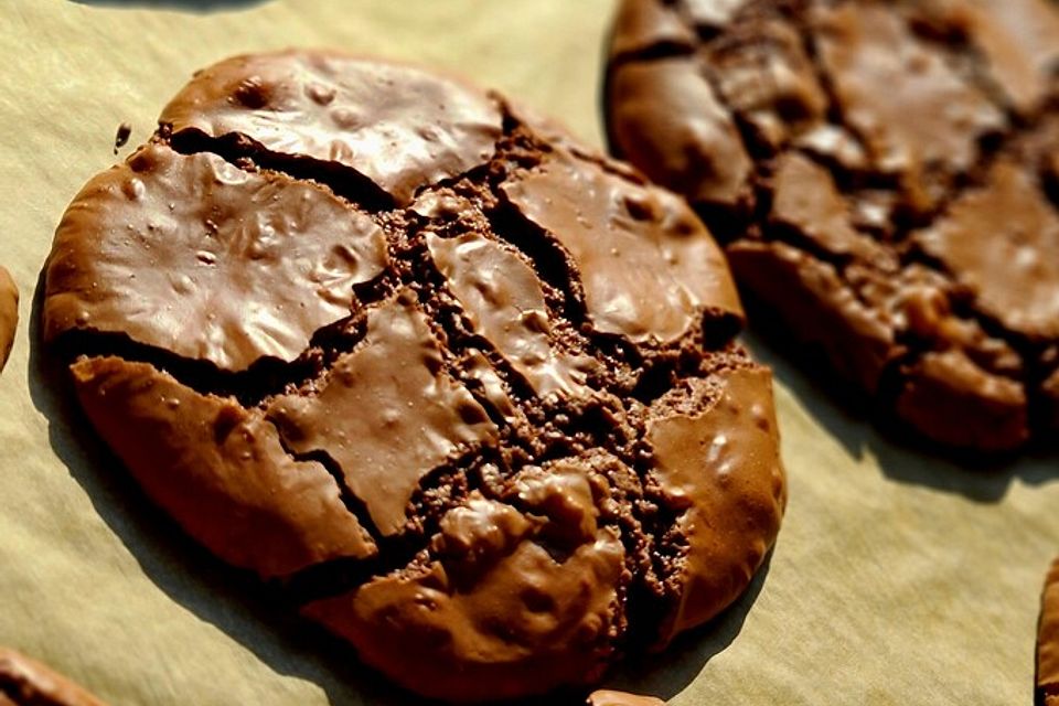 Schokoladen-Brownie-Cookies