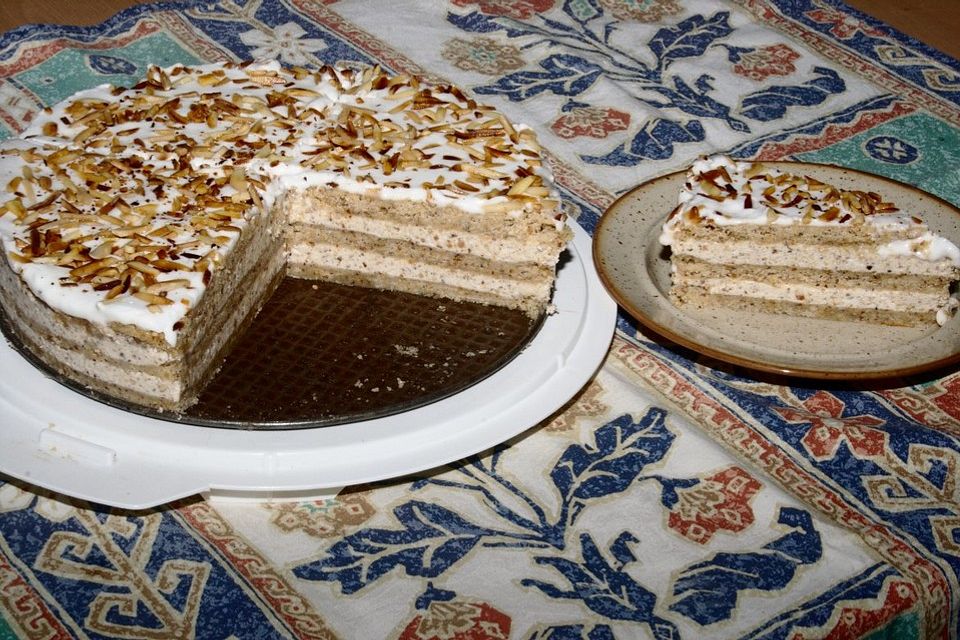 Argentinische Sauerrahmtorte mit Arrak