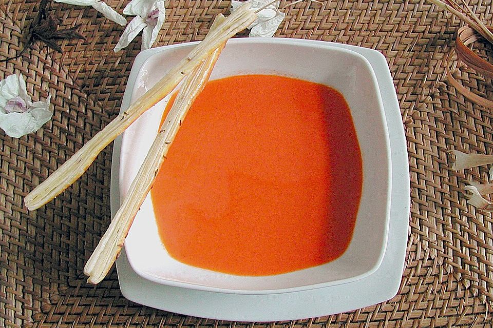 Rote Paprika - Suppe