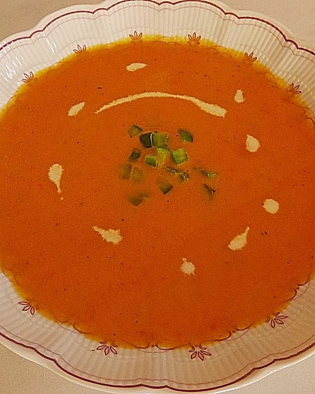 Rote Paprika - Suppe