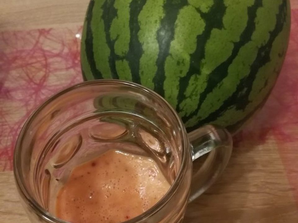 Melonen-Nektarinen-Smoothie mit erfrischender Minze von MaryTaara| Chefkoch