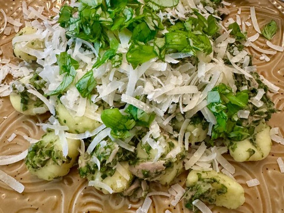 Gnocchi-Spinat-Thunfisch-Pfanne von McMoe| Chefkoch