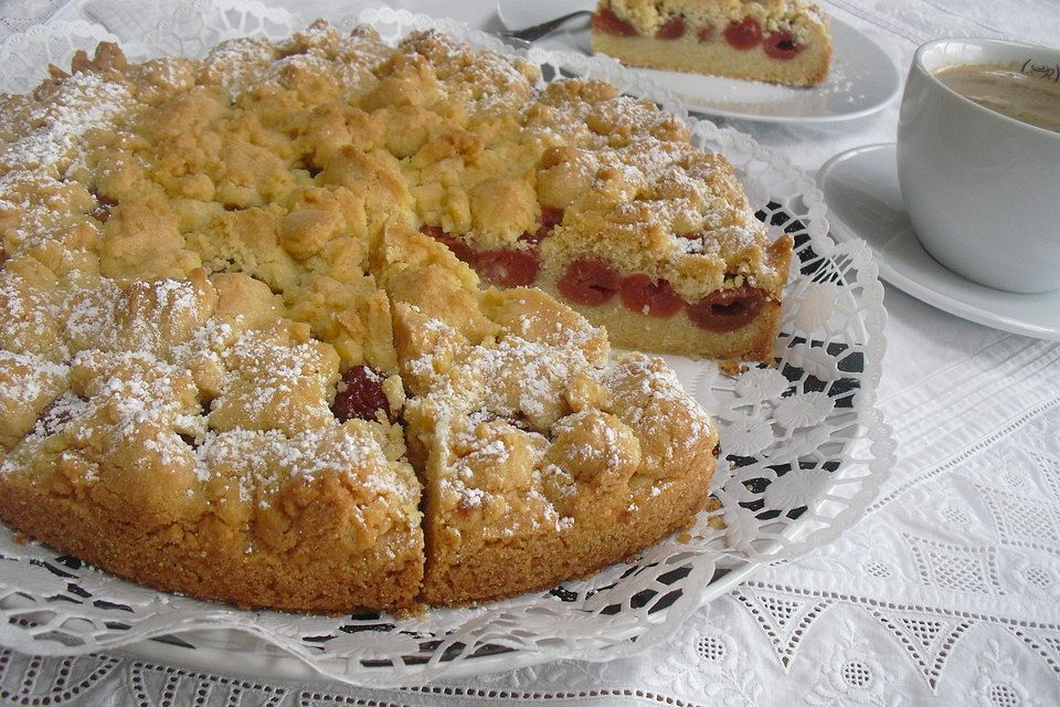 Kirsch-Streuselkuchen "Ganz einfach"