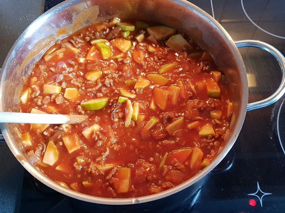 Zucchini-Hackfleisch-Chili von milchhausgangster | Chefkoch