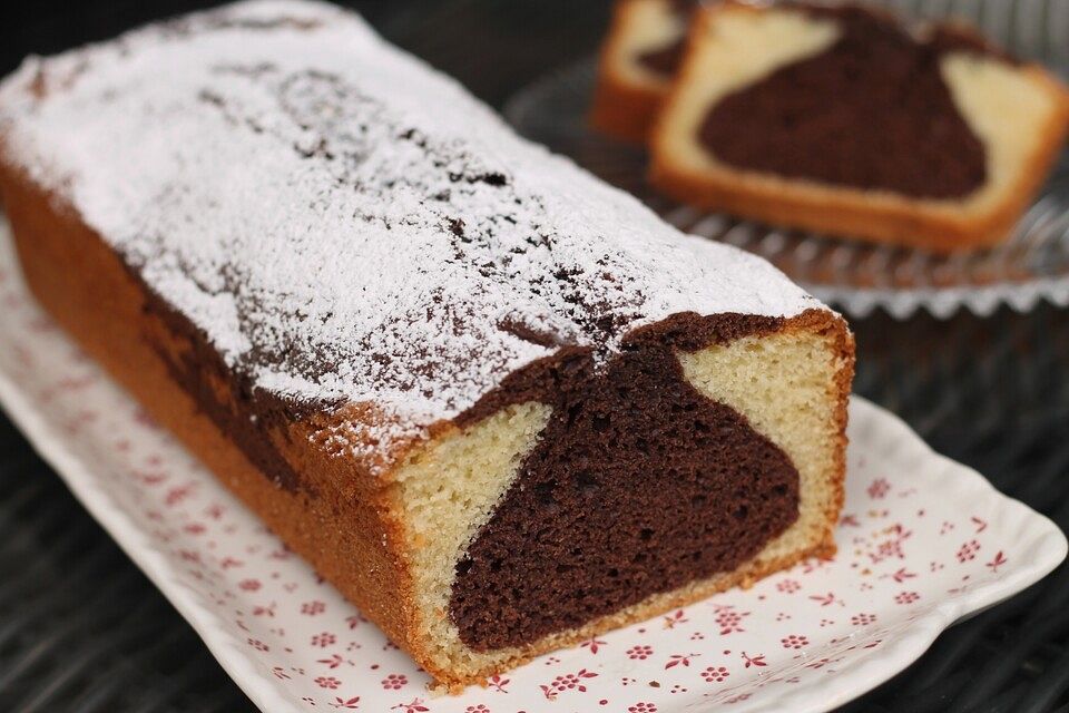 Französischer Joghurt-Marmorkuchen