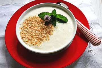 Joghurt-Bananen-Kokos-Dessert