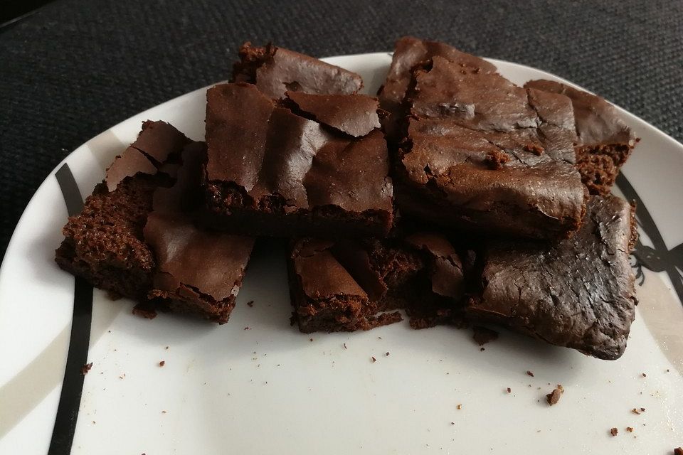 Saftige Brownies