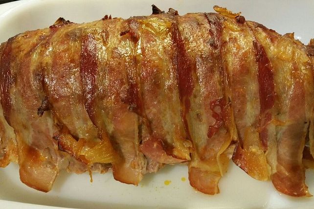 Bacon-Hackbraten mit Schlemmersoße von Nilani| Chefkoch