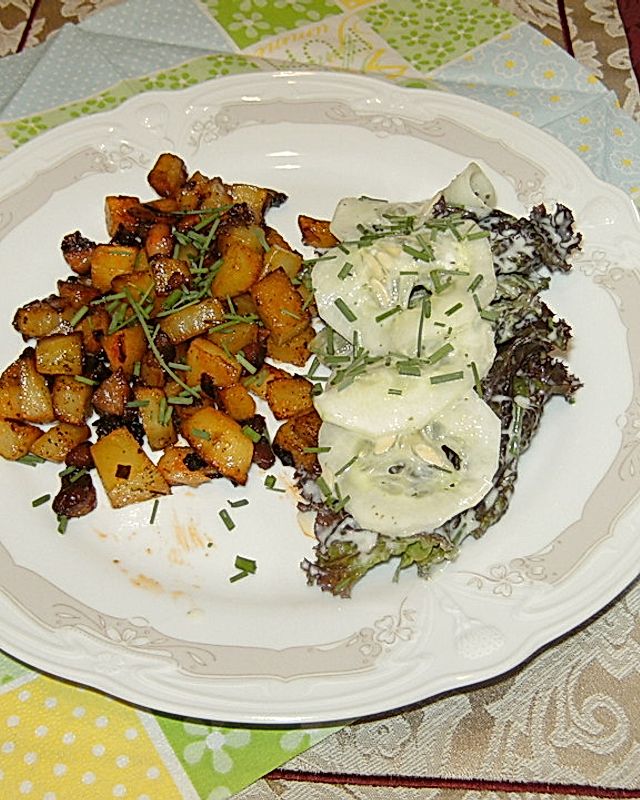 Speck-Kartoffeln mit Rosmarin und Honig