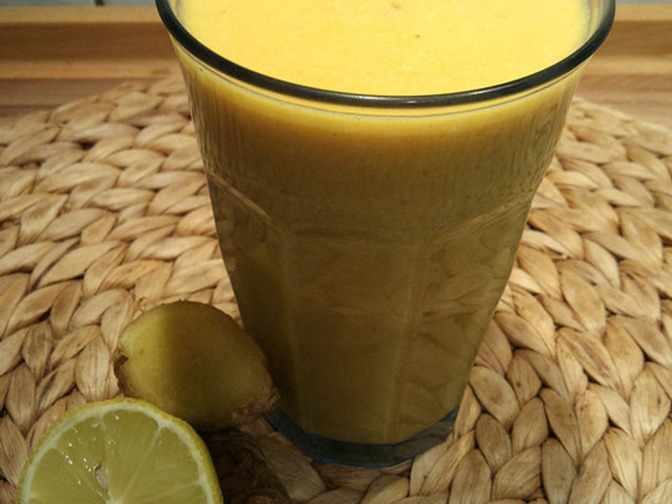 Goldener Kurkuma-Orangen-Smoothie von gloryous| Chefkoch