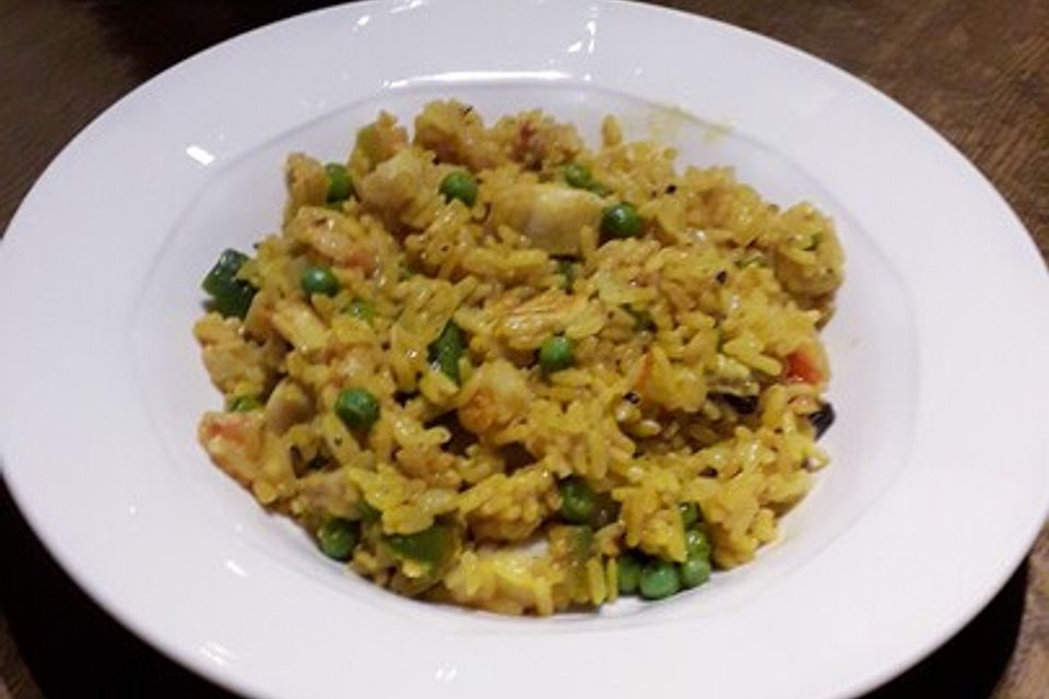 Fettarme Paella