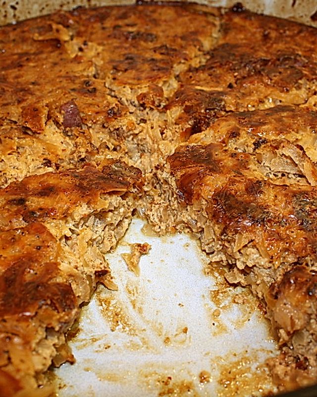 Zwiebel-Käse-Kuchen mit Kreuzkümmel