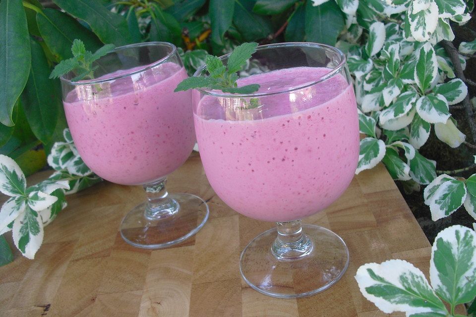 Bananen-Himbeer-Smoothie