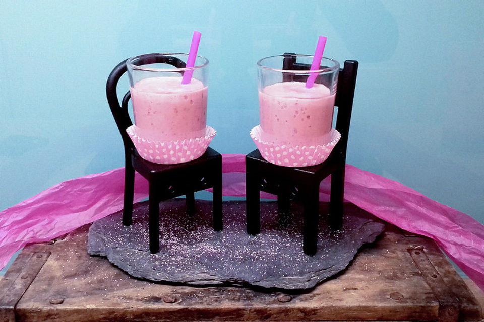 Bananen-Himbeer-Smoothie