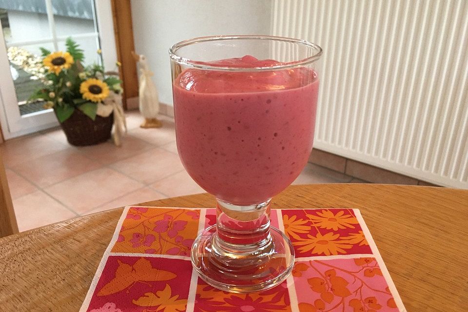 Bananen-Himbeer-Smoothie