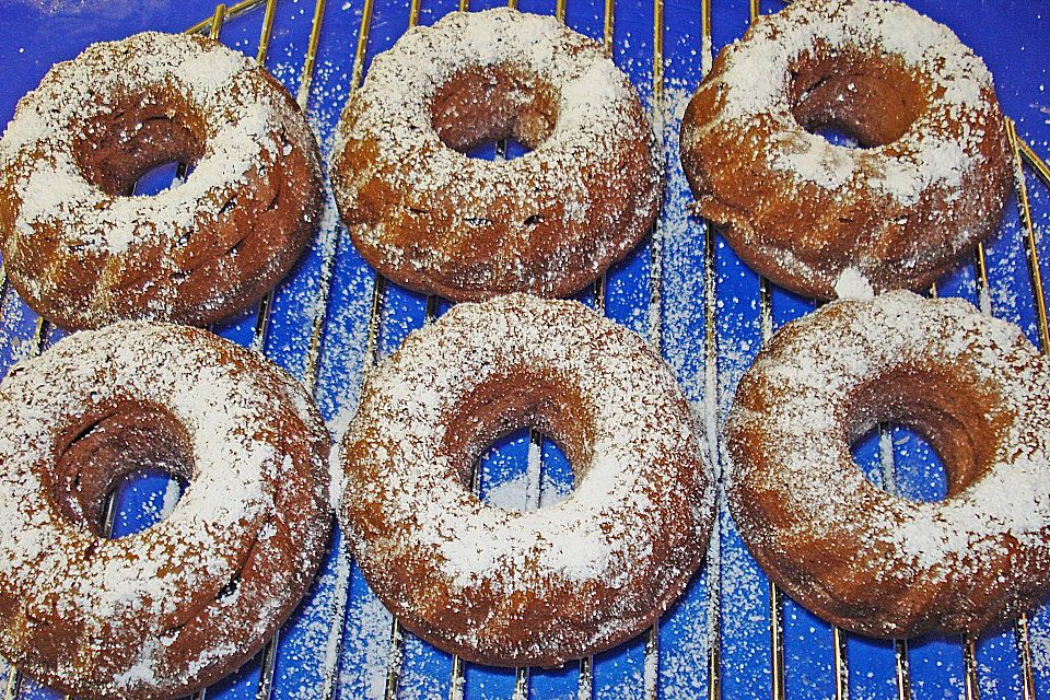 Schoko - Donuts aus der Form