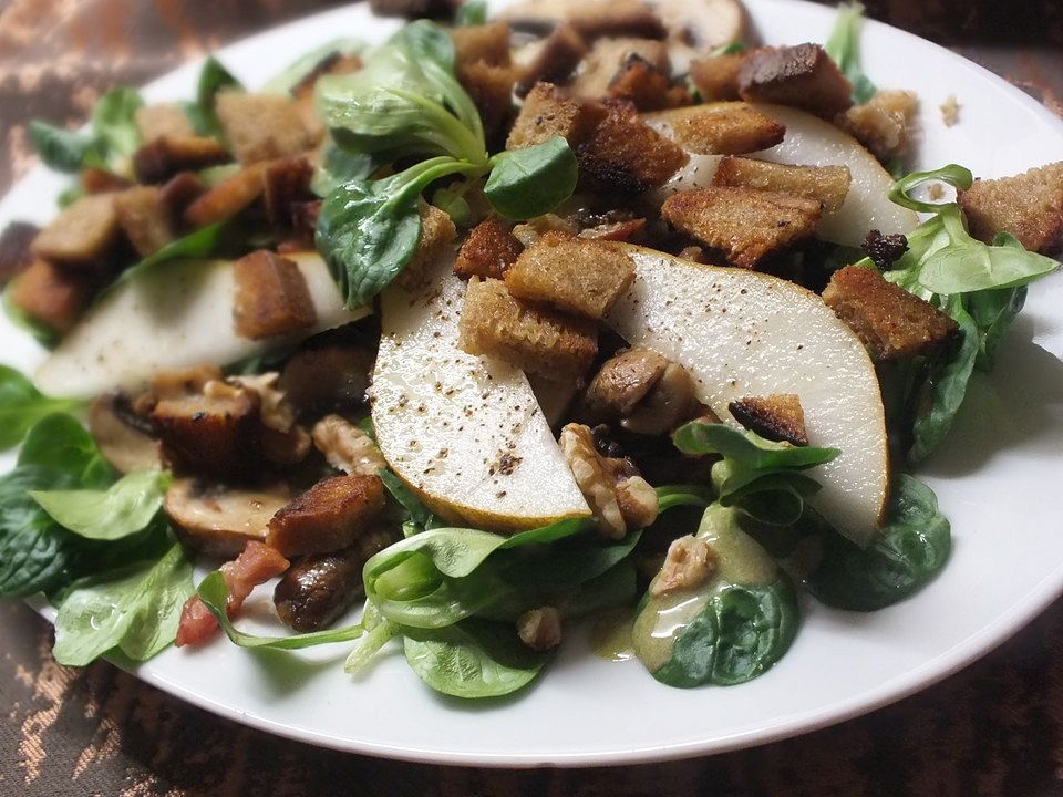 Feldsalat mit Meerrettichdressing von mezzo| Chefkoch
