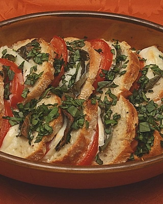 Toskanischer Tomaten-Brot-Auflauf