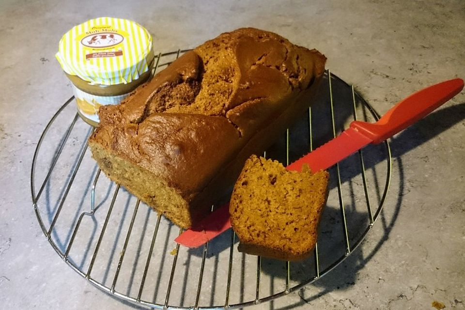 Toffeesauce-Bananen-Brot