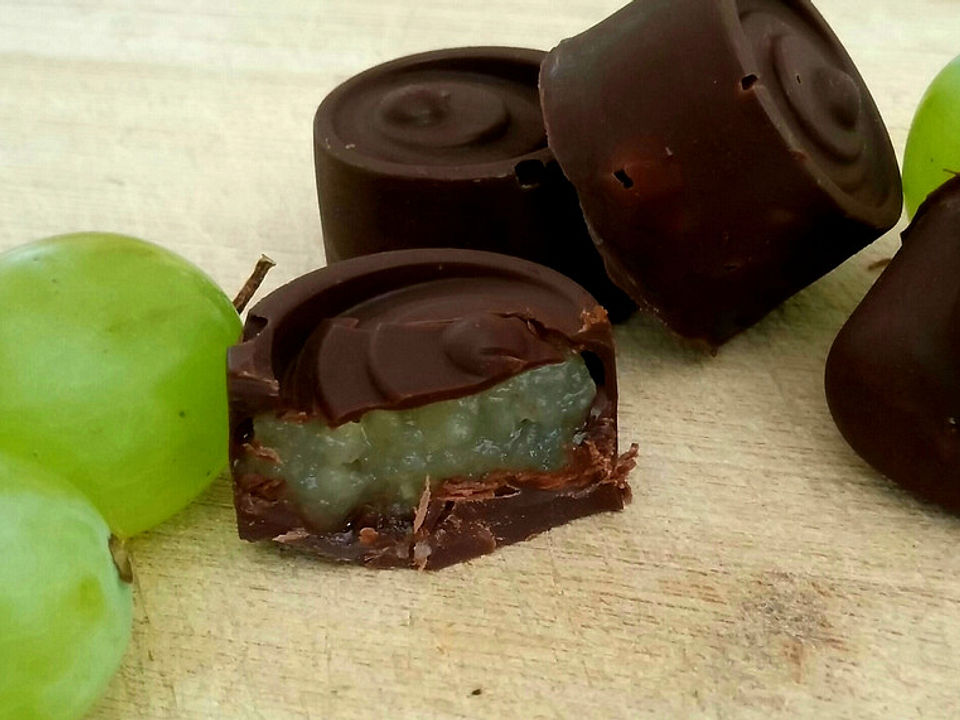 Winzerpralinen mit Weißwein-Apfel-Füllung| Chefkoch