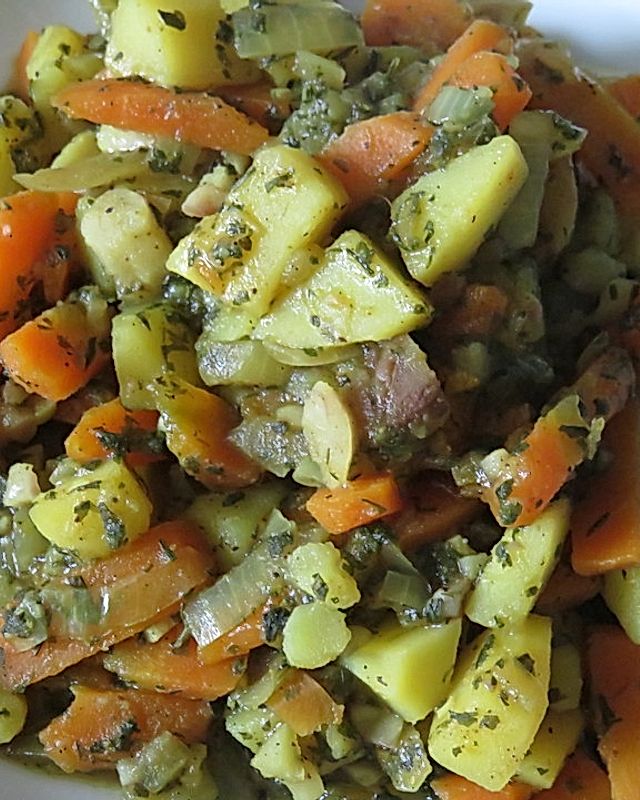 Currygemüse mit Möhren, Kartoffeln und Maronen