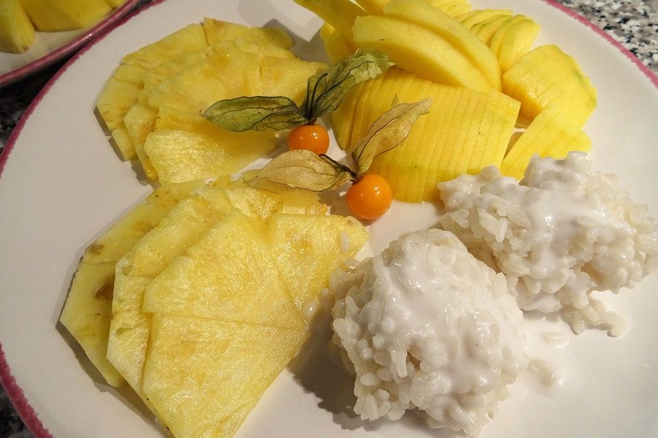 Sticky Rice - Klebreis mit Mango