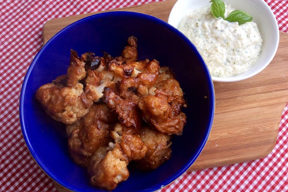 Vegane BBQ Hot Wings