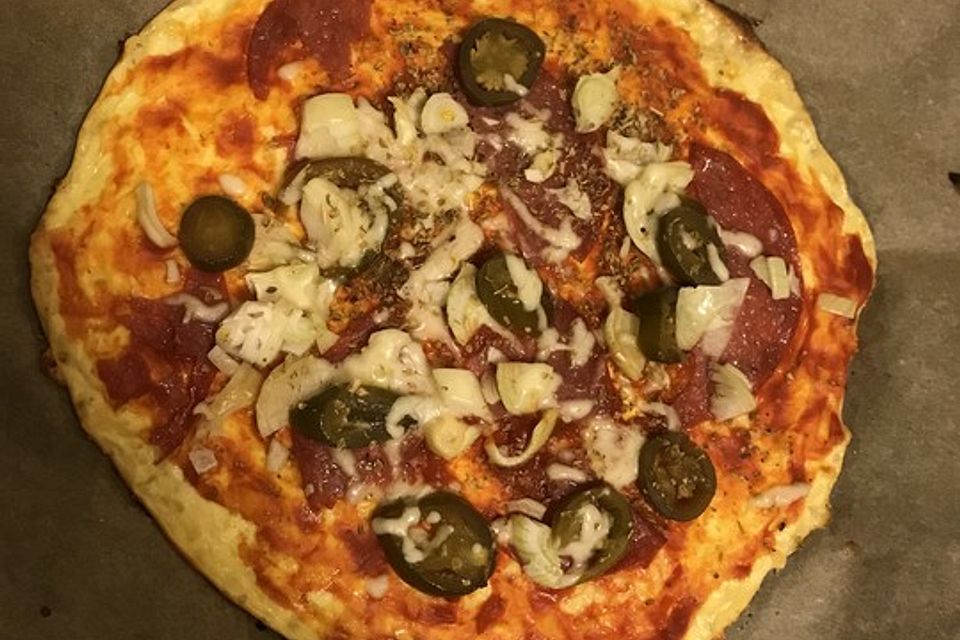 Low carb Pizza ohne Mehl