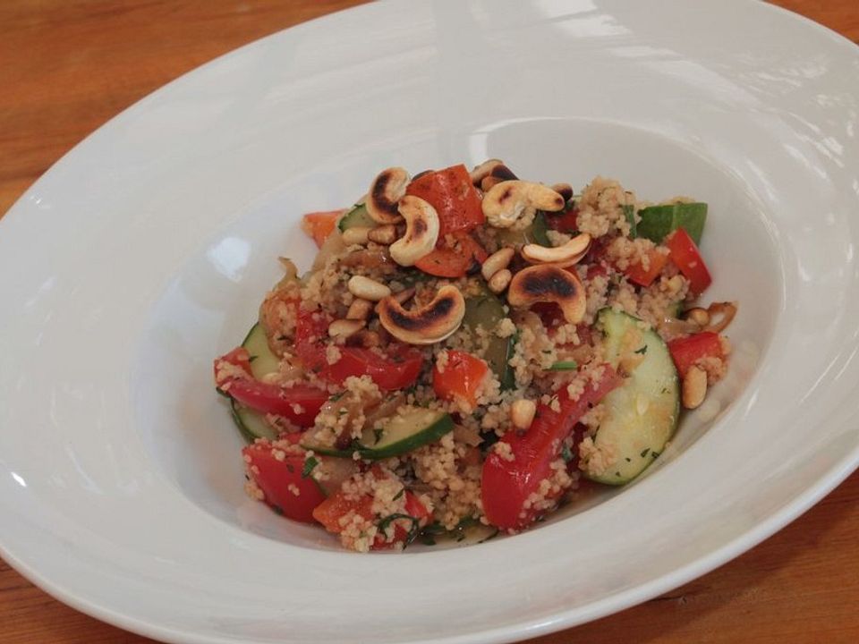 Bunter Kamutcouscous mit Gurke, Tomate und Paprika von patty89| Chefkoch