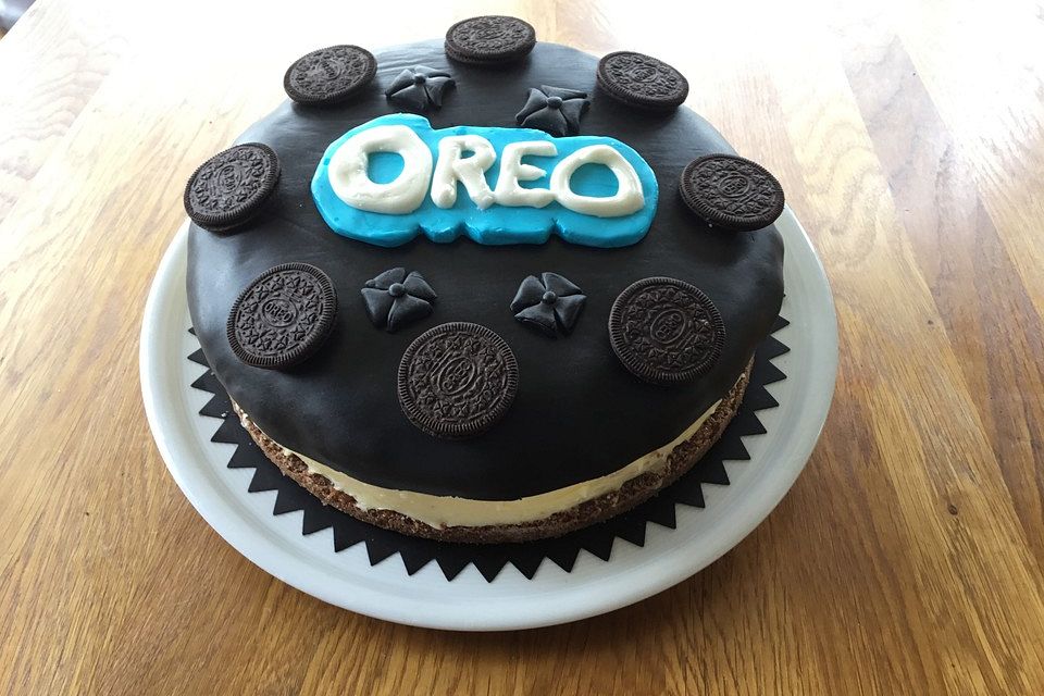 Oreo-Fondanttorte