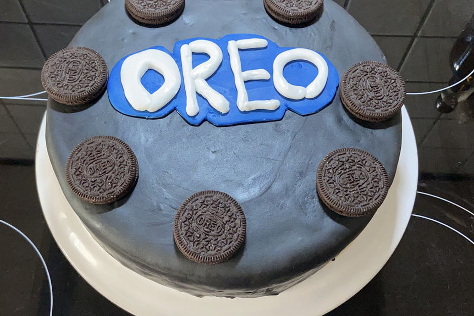 Oreo-Fondanttorte