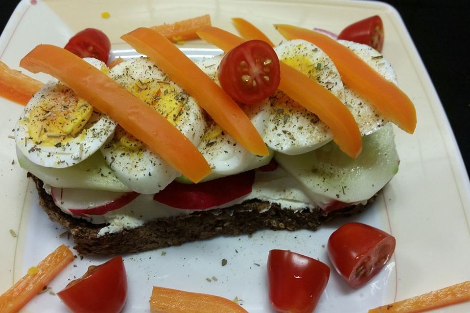 Vegetarisches Low Carb Frühstücksbrot