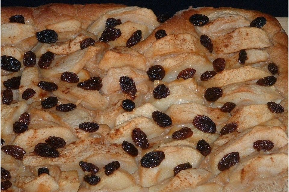 Südtiroler Apfelkuchen vom Blech