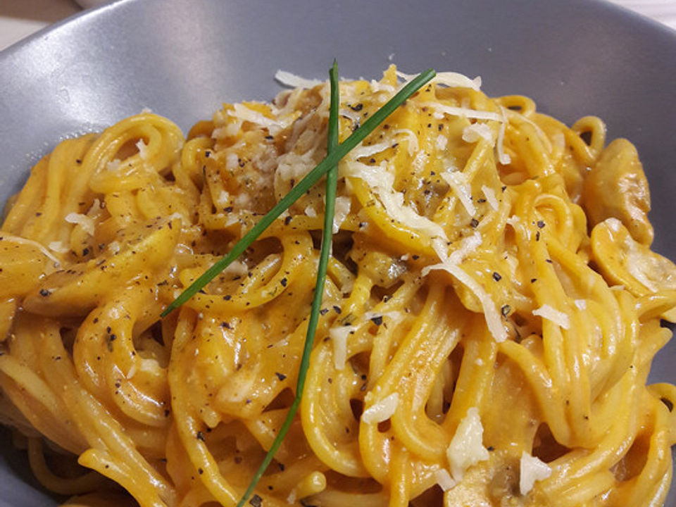One-Pot-Spaghetti mit Champignons von sternchenfaenger | Chefkoch