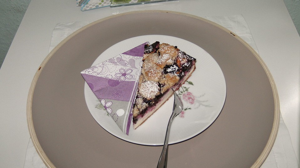 Brombeer-Quark-Kuchen mit Zimtstreuseln von Anaid55