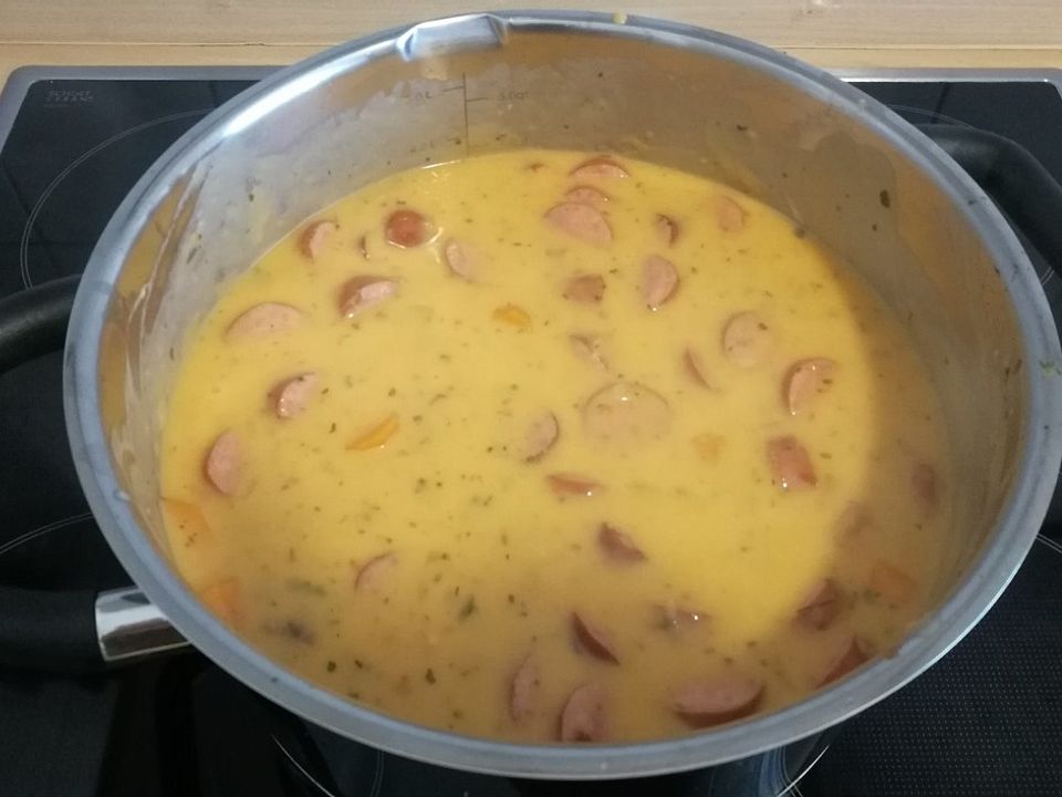 Würstchengulasch mit Käse von KRULL_schlemmt| Chefkoch