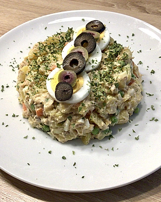 Spanischer Kartoffelsalat - ensaladilla rusa