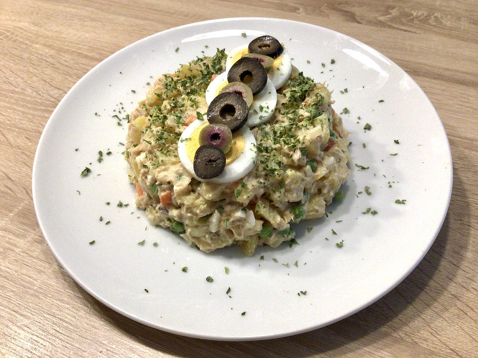 Spanischer Kartoffelsalat - ensaladilla rusa von Buletten-Boy| Chefkoch