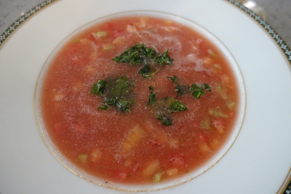 Kalte Melonensuppe