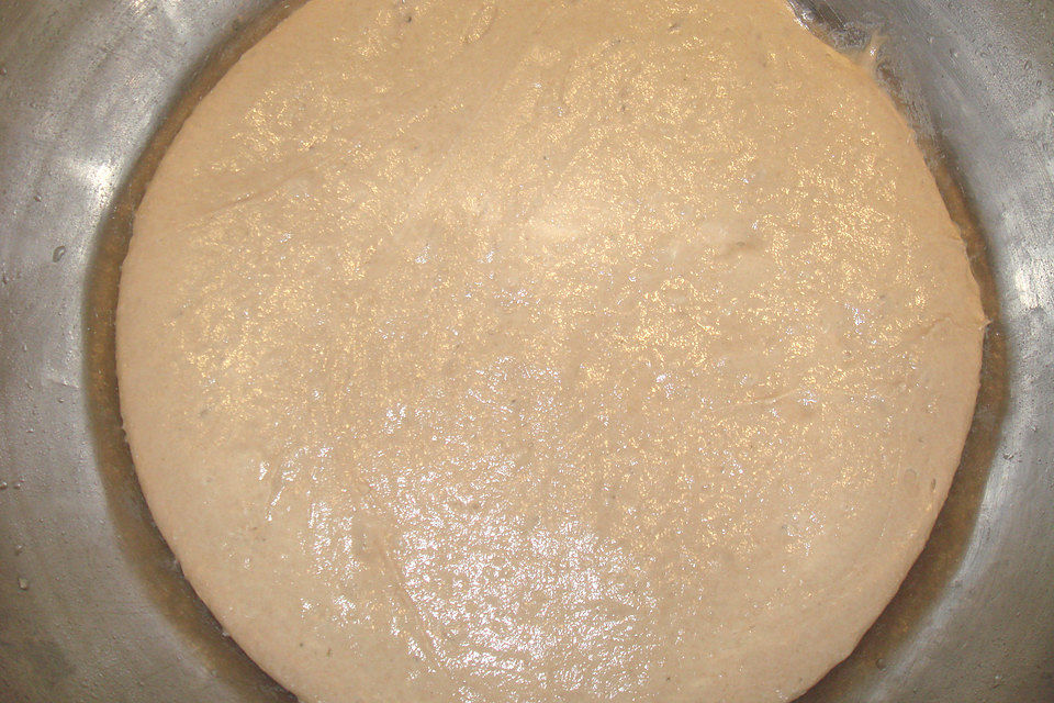Grundrezept für einen feinen Dinkelpizzateig Grundrezept für einen feinen Dinkelpizzateig
