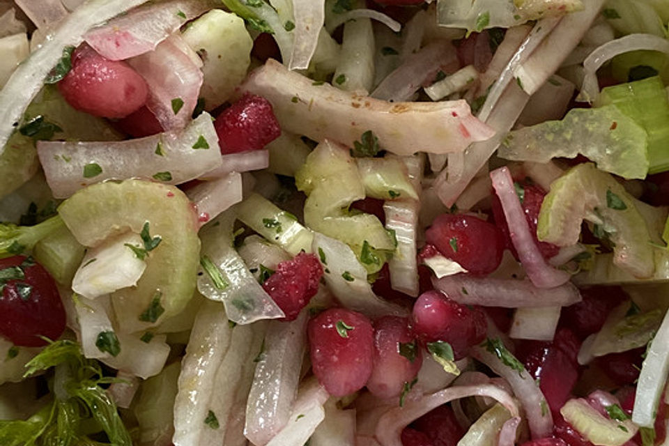 Fenchelsalat mit Granatapfel